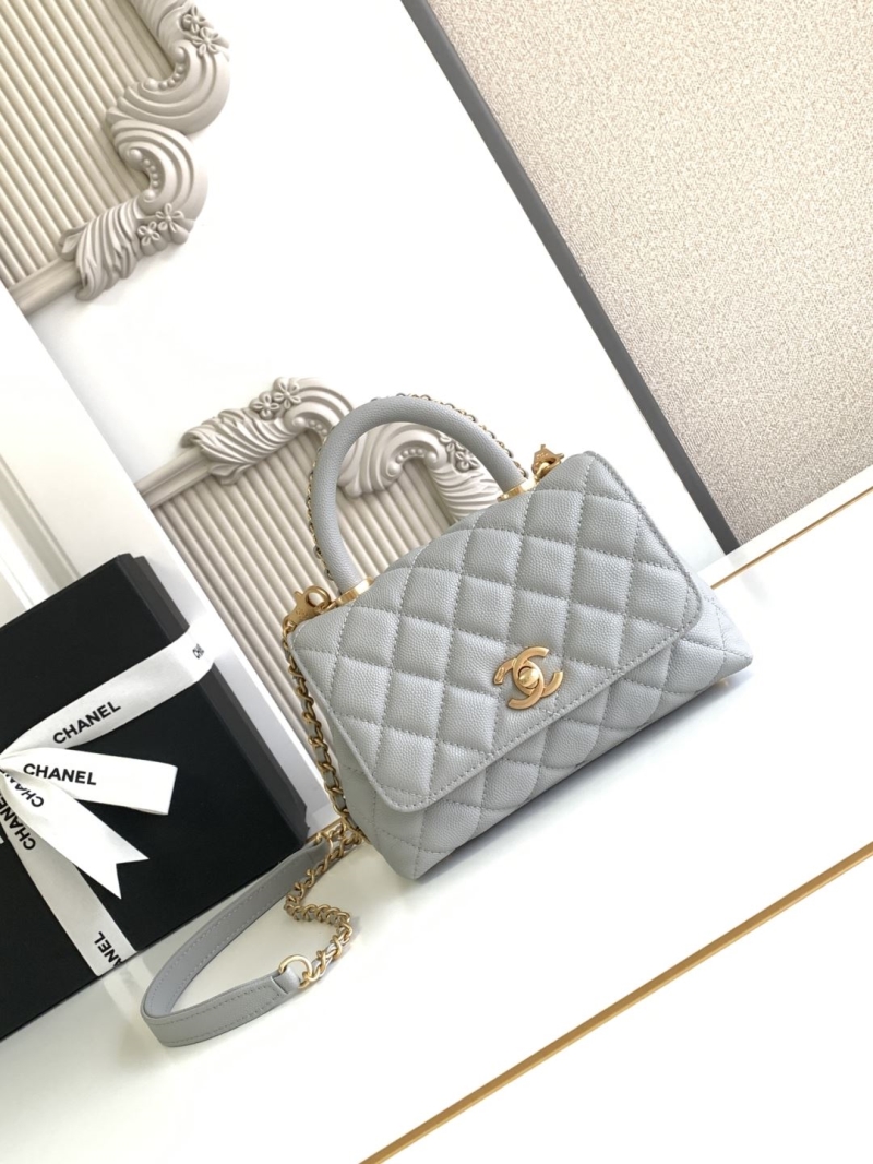 Ch**el top handle bags